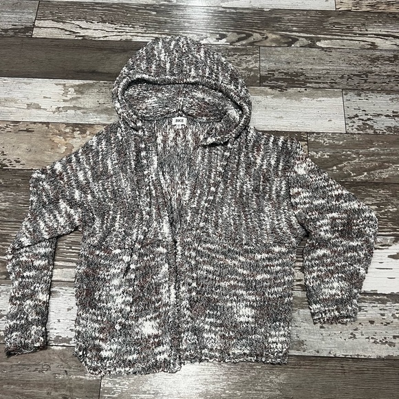 BKE Women's Hooded Knit Cardigan size XS - Picture 2 of 4